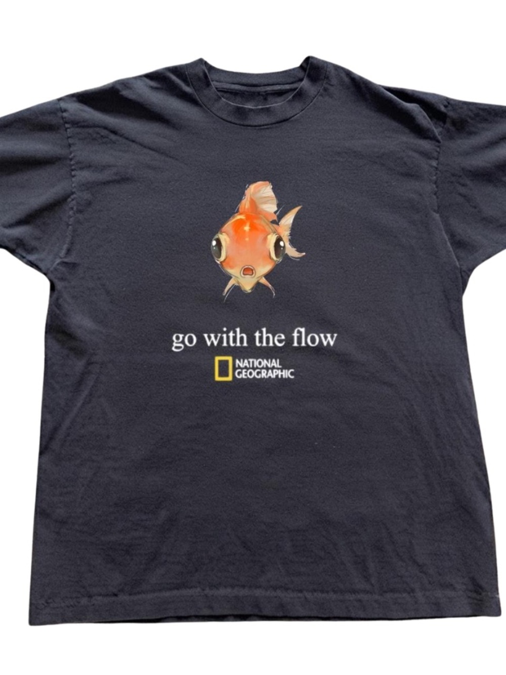 'Go With The Flow' Goldfish Tee